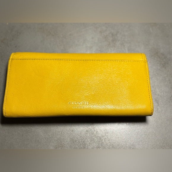 Coach Legacy Leather Slim Envelope Wallet w/ Turnlock - Picture 3 of 12